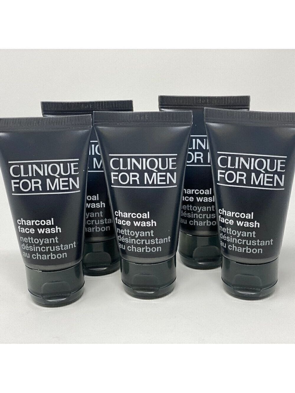 5pk- Clinique For Men Charcoal Face Wash- 1oz ea